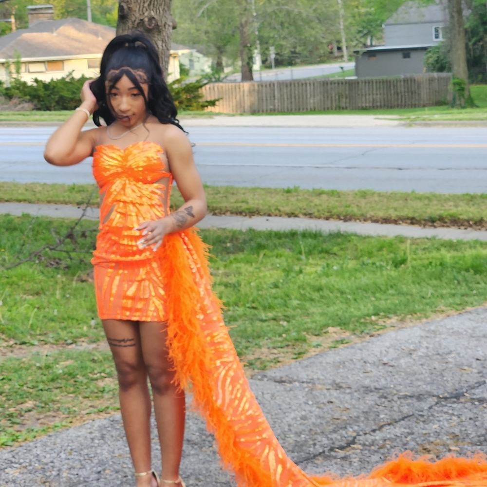 Custom-made formal/prom dress